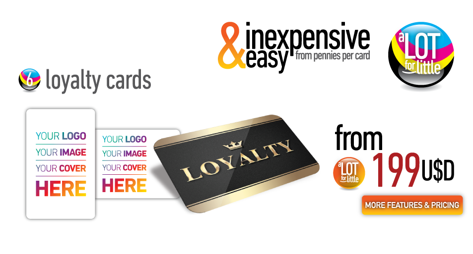 Loyalty cards - from U$S199